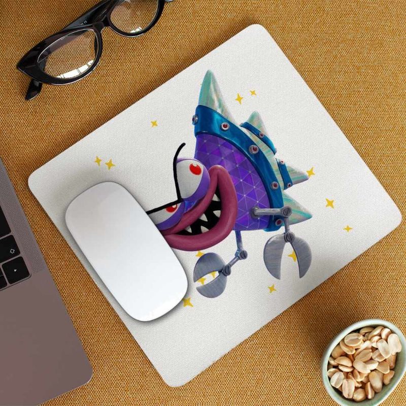 PC, gaming si accesorii - Periferice PC - Mousepad - Mousepad Dog Man Flippy The Fish Pestele CoolTrend, 21x19cm - Infinity.ro