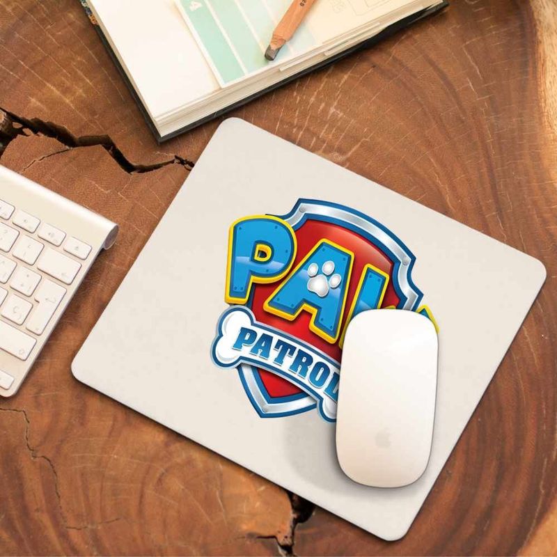 PC, gaming si accesorii - Periferice PC - Mousepad - Mousepad Paw Patrol Emblema Patrula Catelusilor, CoolTrend, 21x19cm - Infinity.ro