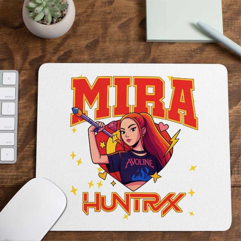 PC, gaming si accesorii - Periferice PC - Mousepad - Mousepad Huntrix Mira Avoline Kpop CoolTrend, 21x19cm - Infinity.ro