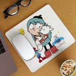 PC, gaming si accesorii - Periferice PC - Mousepad - Mousepad Hilda Casa Padure Pisica Twig Vulpe, 21x19cm - Infinity.ro