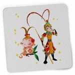 PC, gaming si accesorii - Periferice PC - Mousepad - Mousepad Sun Wukong King Monkey Antic, 21x19cm - Infinity.ro