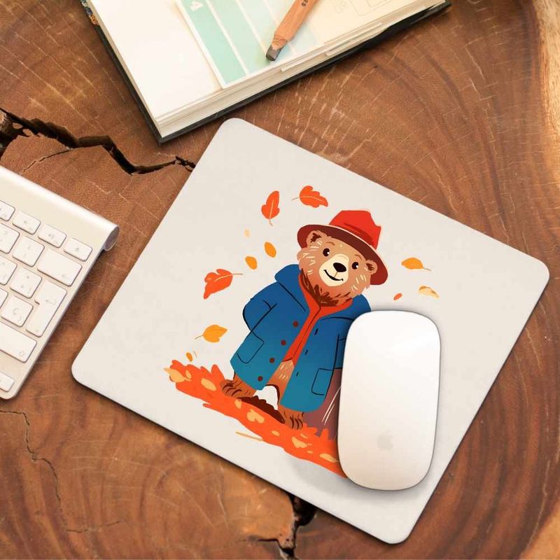PC, gaming si accesorii - Periferice PC - Mousepad - Mousepad Paddinton Toamna Frunze, CoolTrend, 21x19cm - Infinity.ro