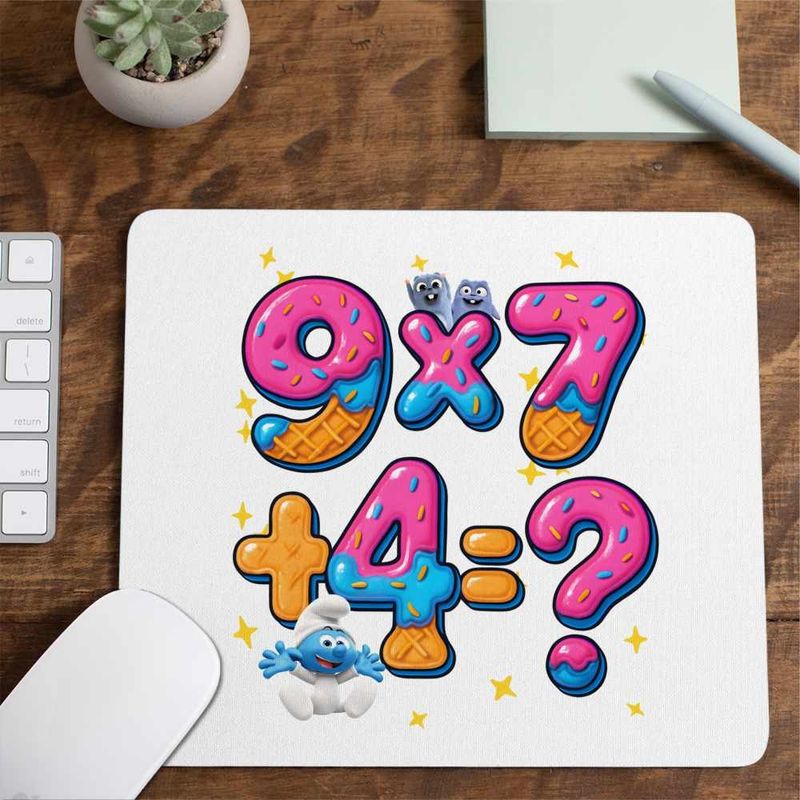 PC, gaming si accesorii - Periferice PC - Mousepad - Mousepad Six Seven Formula Matematica Ciocolata CoolTrend, 21x19cm - Infinity.ro