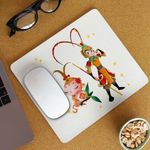 PC, gaming si accesorii - Periferice PC - Mousepad - Mousepad Sun Wukong King Monkey Antic, 21x19cm - Infinity.ro