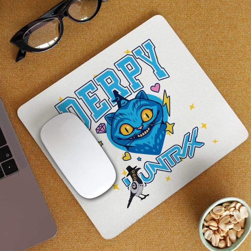 PC, gaming si accesorii - Periferice PC - Mousepad - Mousepad Huntrix Derpy Pisica Kpop Demon Hunters CoolTrend, 21x19cm - Infinity.ro
