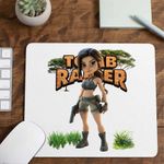 PC, gaming si accesorii - Periferice PC - Mousepad - Mousepad Tomb Raider Indiana Jones Lara Croft Soldat CoolTrend, 21x19cm - Infinity.ro