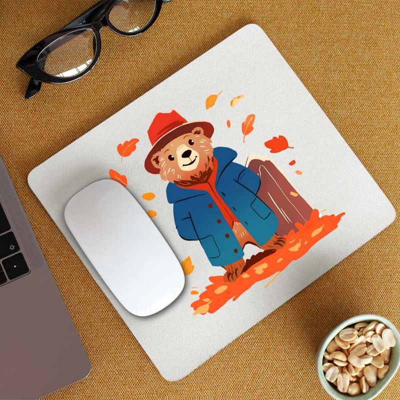 PC, gaming si accesorii - Periferice PC - Mousepad - Mousepad Paddinton Toamna Frunze, CoolTrend, 21x19cm - Infinity.ro