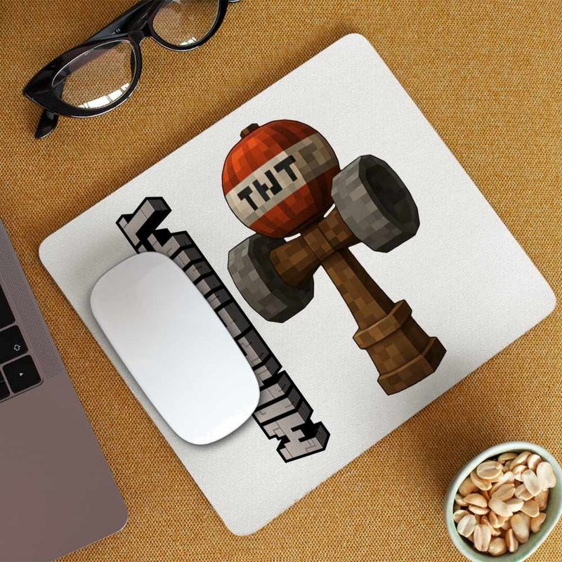 PC, gaming si accesorii - Periferice PC - Mousepad - Mousepad Kendama Minecraft TNT Roblox Skin CoolTrend, 21x19cm - Infinity.ro