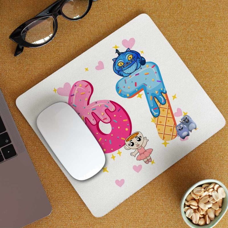 PC, gaming si accesorii - Periferice PC - Mousepad - Mousepad Six Seven Gogosi Crema Ciocolata CoolTrend, 21x19cm - Infinity.ro