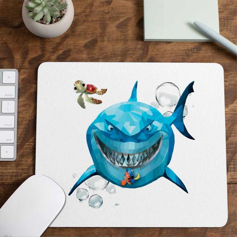 PC, gaming si accesorii - Periferice PC - Mousepad - Mousepad Cautarea lui Nemo Bruce Rechin Ocean Geometric CoolTrend, 21x19cm - Infinity.ro