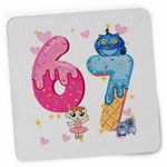 PC, gaming si accesorii - Periferice PC - Mousepad - Mousepad Six Seven Gogosi Crema Ciocolata CoolTrend, 21x19cm - Infinity.ro