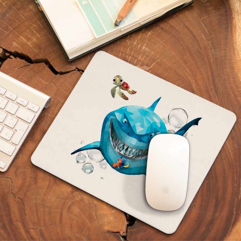 PC, gaming si accesorii - Periferice PC - Mousepad - Mousepad Cautarea lui Nemo Bruce Rechin Ocean Geometric CoolTrend, 21x19cm - Infinity.ro