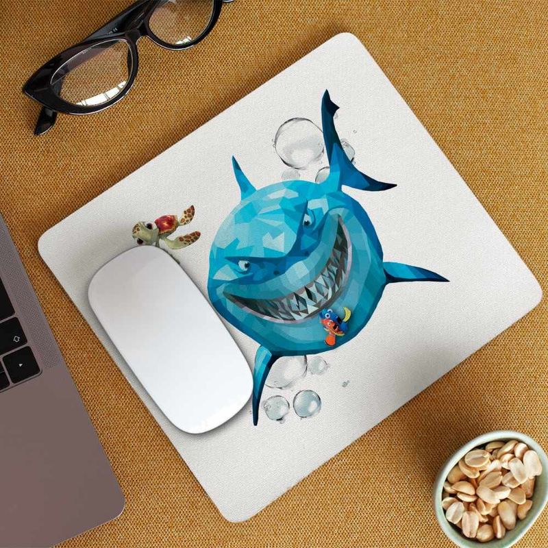 PC, gaming si accesorii - Periferice PC - Mousepad - Mousepad Cautarea lui Nemo Bruce Rechin Ocean Geometric CoolTrend, 21x19cm - Infinity.ro