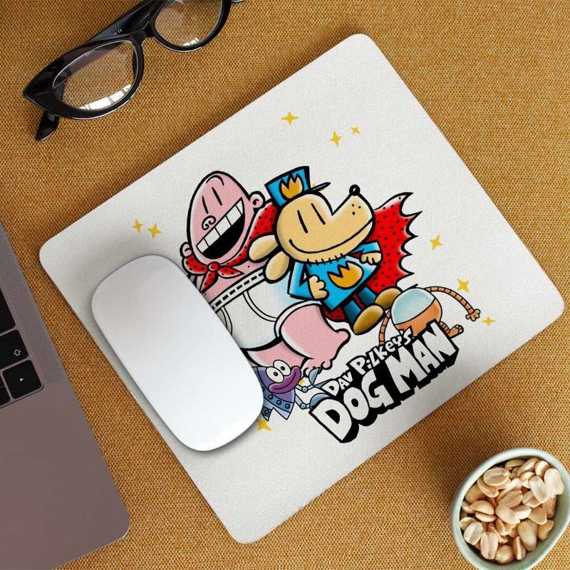 PC, gaming si accesorii - Periferice PC - Mousepad - Mousepad Dog Man Aventurile Capitanului Chilot Underpants CoolTrend, 21x19cm - Infinity.ro
