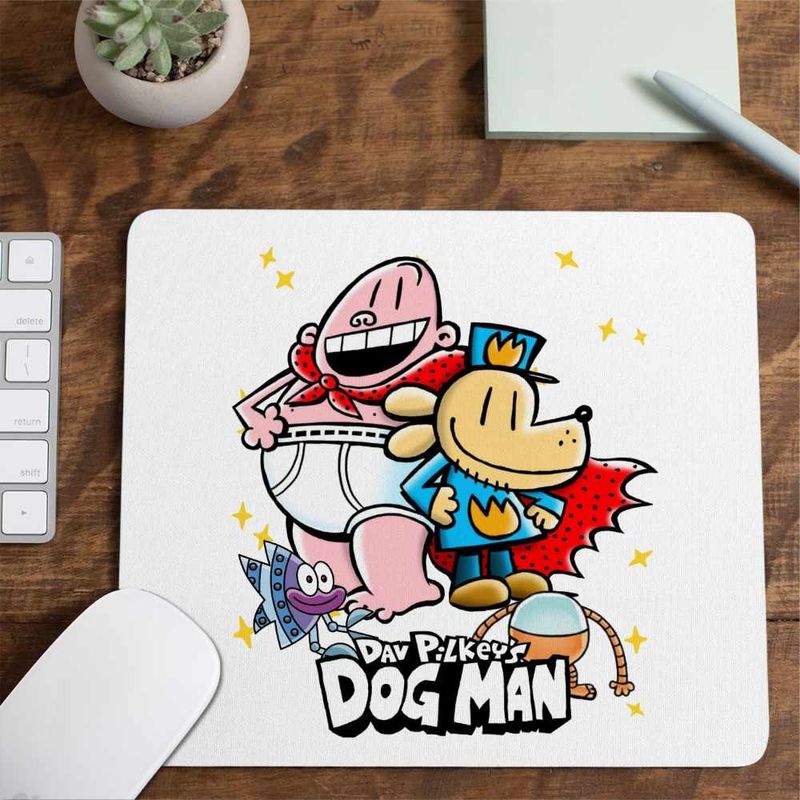 PC, gaming si accesorii - Periferice PC - Mousepad - Mousepad Dog Man Aventurile Capitanului Chilot Underpants CoolTrend, 21x19cm - Infinity.ro