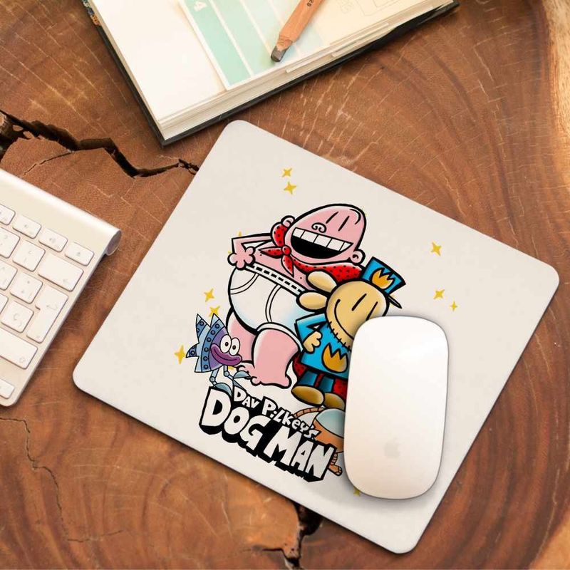 PC, gaming si accesorii - Periferice PC - Mousepad - Mousepad Dog Man Aventurile Capitanului Chilot Underpants CoolTrend, 21x19cm - Infinity.ro