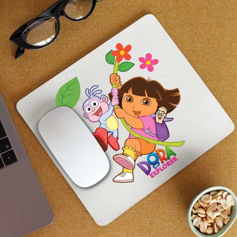 PC, gaming si accesorii - Periferice PC - Mousepad - Mousepad Dora Boots Exploratoarea Jungla Liana Explorer, CoolTrend, 21x19cm - Infinity.ro
