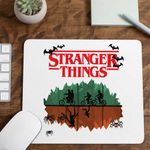 PC, gaming si accesorii - Periferice PC - Mousepad - Mousepad Stranger Things Padure Bicilete Abis Monstri CoolTrend, 21x19cm - Infinity.ro
