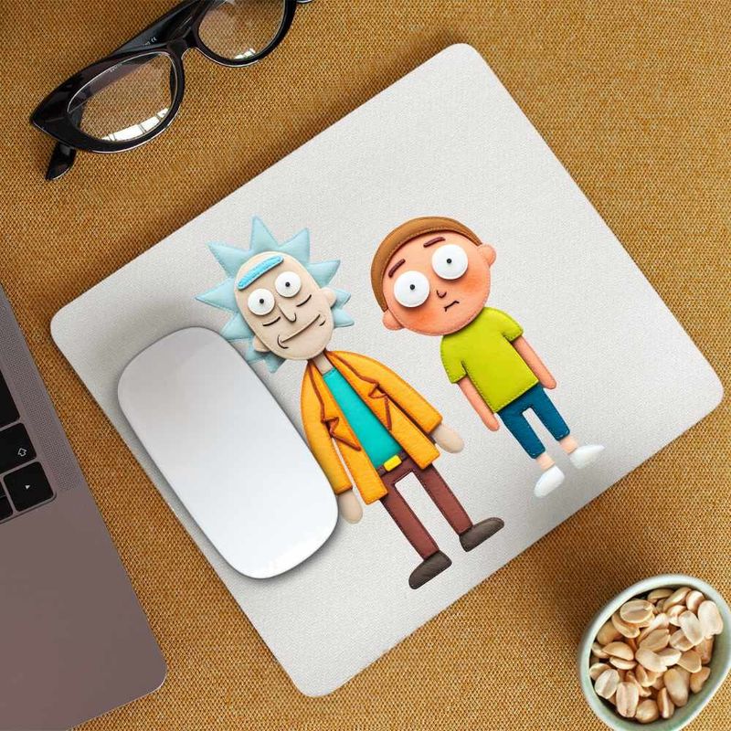 PC, gaming si accesorii - Periferice PC - Mousepad - Mousepad Rick and Morty Desene Animate, CoolTrend, 21x19cm - Infinity.ro