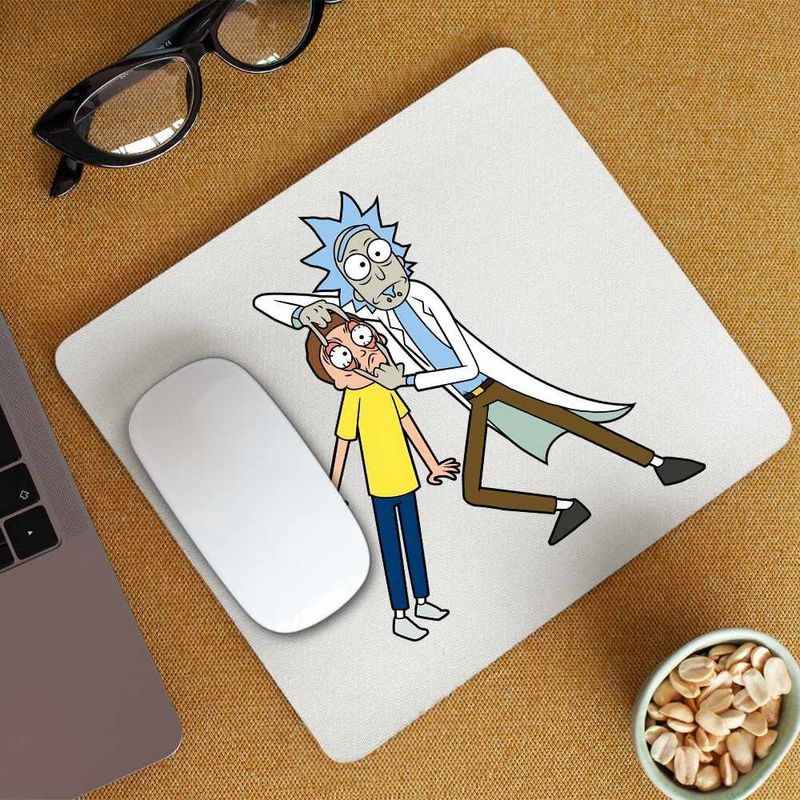 PC, gaming si accesorii - Periferice PC - Mousepad - Mousepad Rick and Morty Casca Ochii, CoolTrend, 21x19cm - Infinity.ro