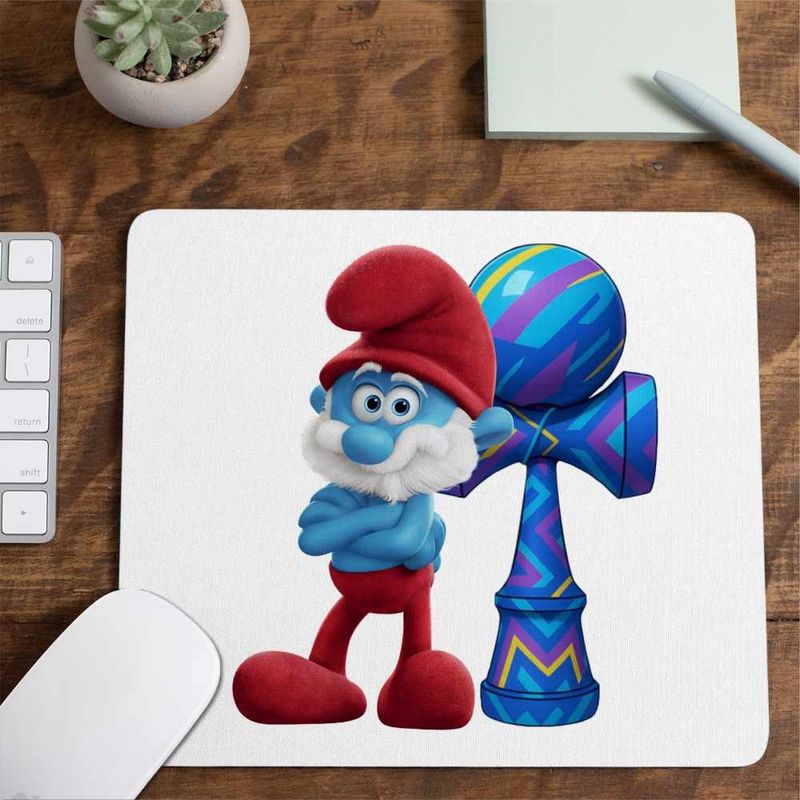 PC, gaming si accesorii - Periferice PC - Mousepad - Mousepad Kendama Papa Strumf Smurf Gargamel CoolTrend, 21x19cm - Infinity.ro
