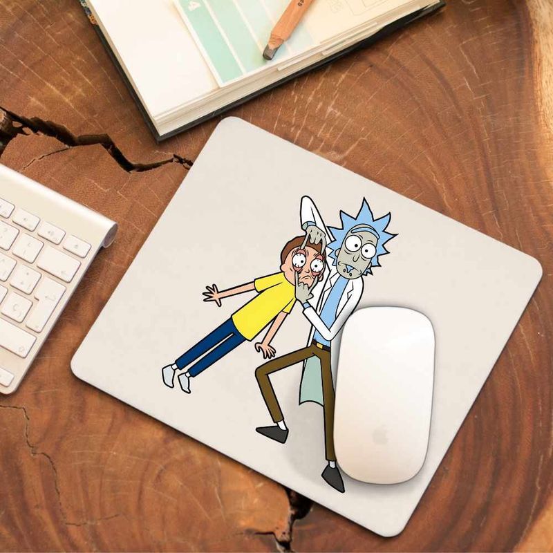 PC, gaming si accesorii - Periferice PC - Mousepad - Mousepad Rick and Morty Casca Ochii, CoolTrend, 21x19cm - Infinity.ro