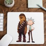 PC, gaming si accesorii - Periferice PC - Mousepad - Mousepad Rick and Morty Chewbacca Star Wars, CoolTrend, 21x19cm - Infinity.ro
