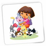 PC, gaming si accesorii - Periferice PC - Mousepad - Mousepad Dora Exploratoarea Looney Tunes Taz Bugs Bunny Sylvester Tweety Baby, CoolTrend, 21x19cm - Infinity.ro