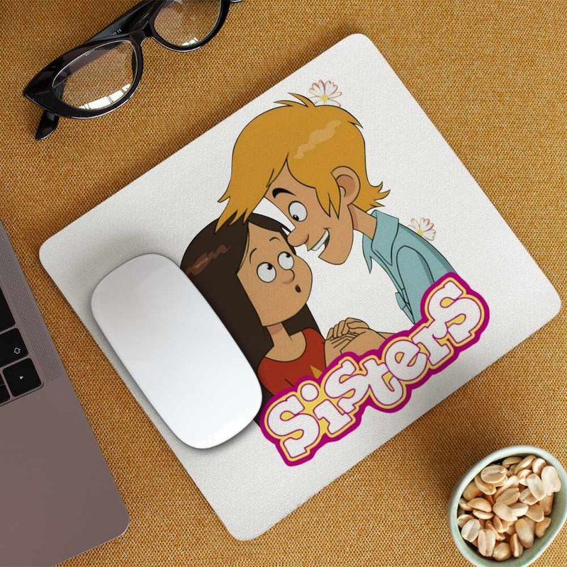 PC, gaming si accesorii - Periferice PC - Mousepad - Mousepad Surorile Wendy Maxence The Sisters Max Valentines Dragobete, CoolTrend, 21x19cm - Infinity.ro