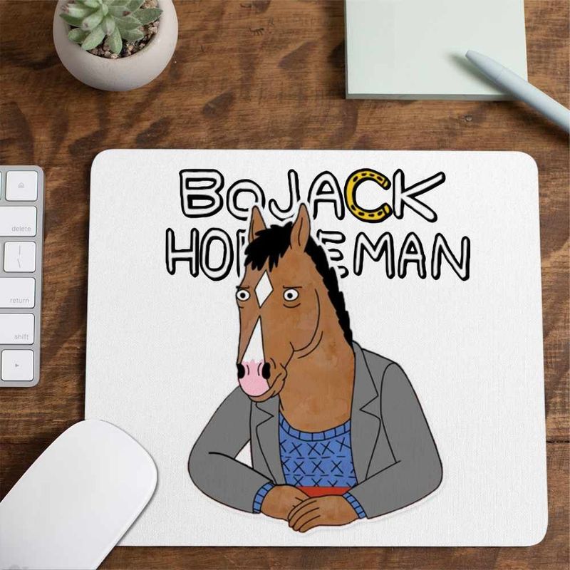 PC, gaming si accesorii - Periferice PC - Mousepad - Mousepad BoJack Horseman Desene Animate CoolTrend, 21x19cm - Infinity.ro