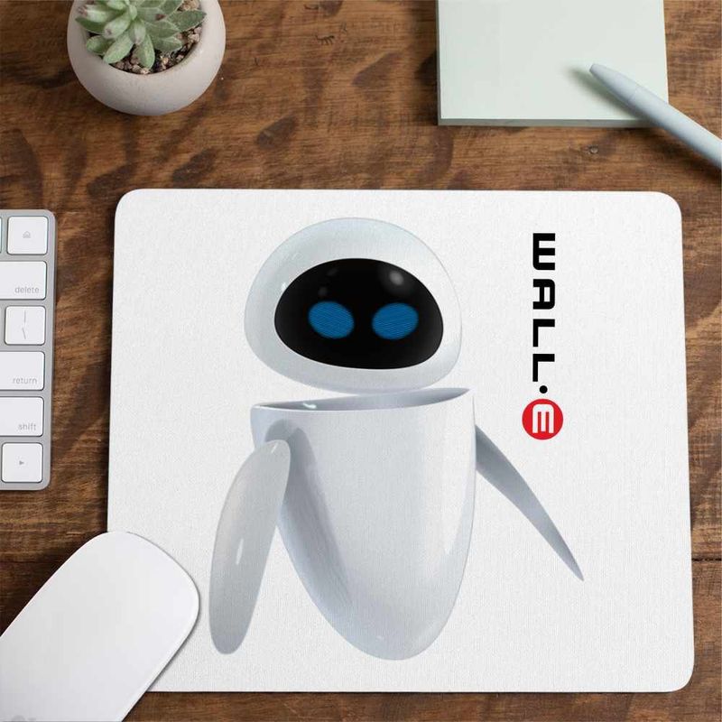 PC, gaming si accesorii - Periferice PC - Mousepad - Mousepad Wall-E Robot Avansat Eve Viitor SF  Desen Animat CoolTrend, 21x19cm - Infinity.ro
