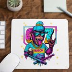 PC, gaming si accesorii - Periferice PC - Mousepad - Mousepad Six Seven Baseball Monkey 67 Meme CoolTrend, 21x19cm - Infinity.ro
