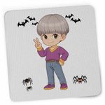 PC, gaming si accesorii - Periferice PC - Mousepad - Mousepad Huntrix Saja Boys Mystery Kpop CoolTrend, 21x19cm - Infinity.ro