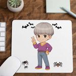 PC, gaming si accesorii - Periferice PC - Mousepad - Mousepad Huntrix Saja Boys Mystery Kpop CoolTrend, 21x19cm - Infinity.ro