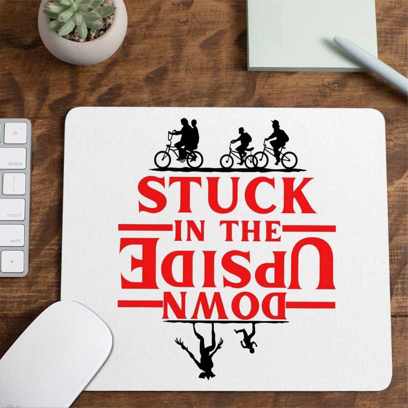 PC, gaming si accesorii - Periferice PC - Mousepad - Mousepad Stranger Things Stuck in the Upside Down CoolTrend, 21x19cm - Infinity.ro