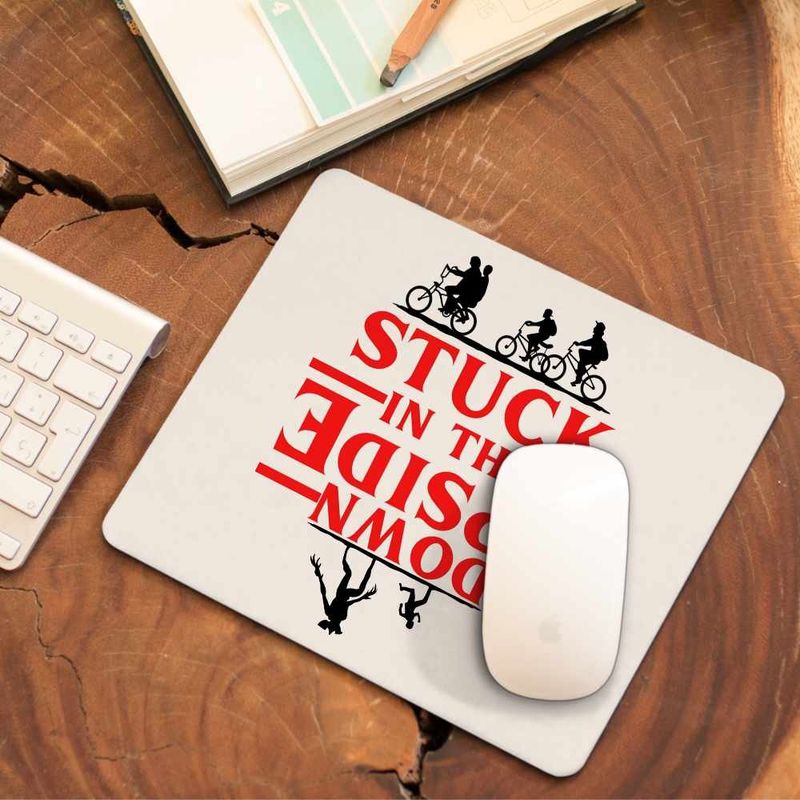 PC, gaming si accesorii - Periferice PC - Mousepad - Mousepad Stranger Things Stuck in the Upside Down CoolTrend, 21x19cm - Infinity.ro