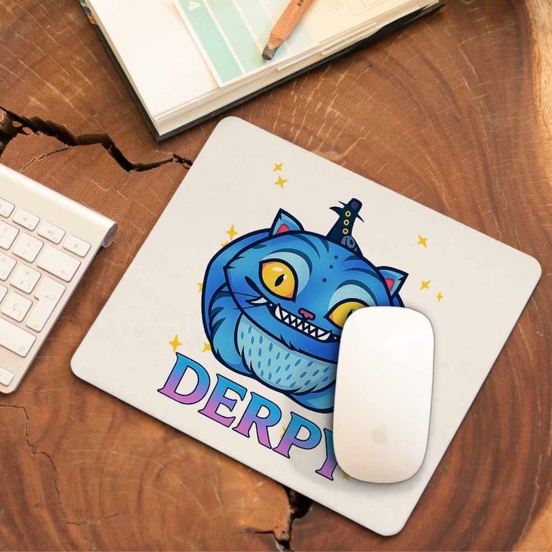PC, gaming si accesorii - Periferice PC - Mousepad - Mousepad Huntrix Derpy Pisica Demon Kpop CoolTrend, 21x19cm - Infinity.ro