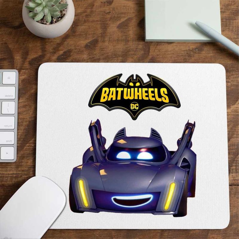 PC, gaming si accesorii - Periferice PC - Mousepad - Mousepad Batwheels Batmobil Bam Batman Batroti Masini, CoolTrend, 21x19cm - Infinity.ro