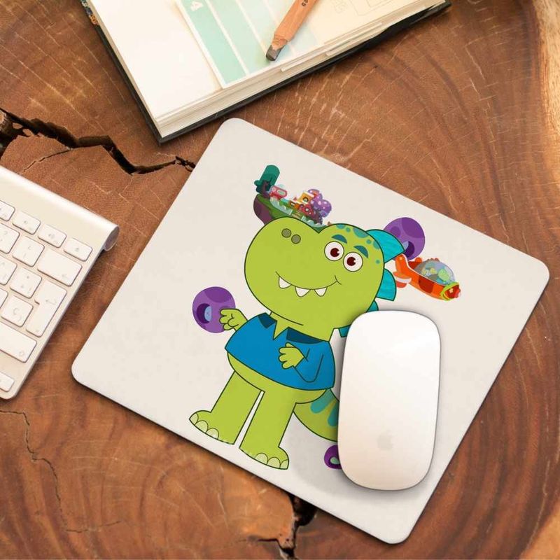 PC, gaming si accesorii - Periferice PC - Mousepad - Mousepad Tim Rex Tata Spatiu Dinozauri T-Rex, CoolTrend, 21x19cm - Infinity.ro