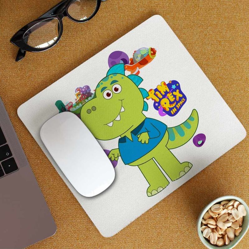 PC, gaming si accesorii - Periferice PC - Mousepad - Mousepad Tim Rex Tata Spatiu Dinozauri T-Rex, CoolTrend, 21x19cm - Infinity.ro