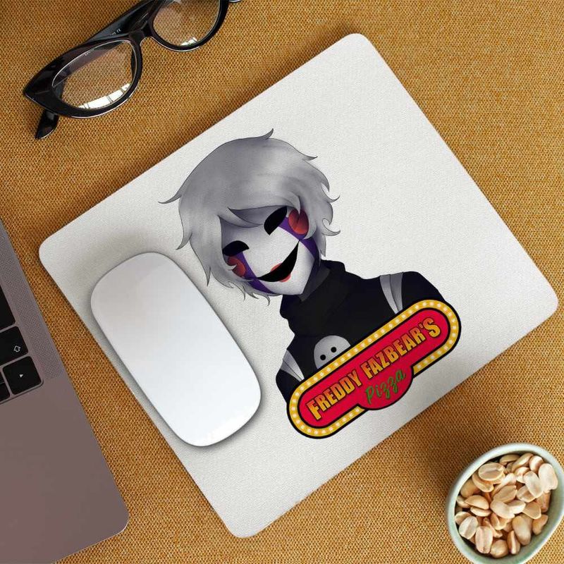 PC, gaming si accesorii - Periferice PC - Mousepad - Mousepad Fnaf Marionette Five Nights at Freddy Horror Halloween CoolTrend, 21x19cm - Infinity.ro