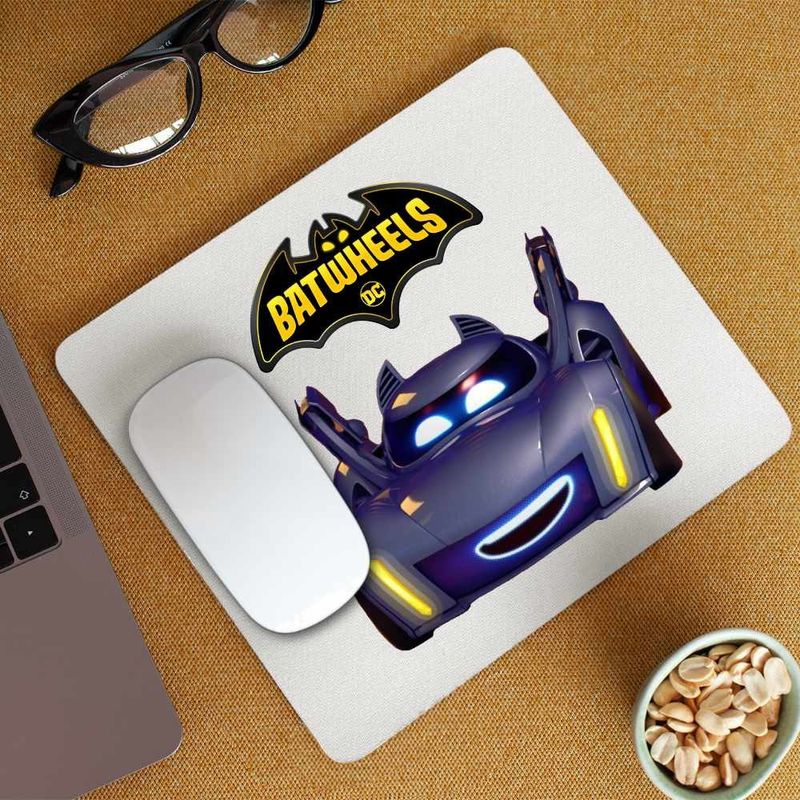 PC, gaming si accesorii - Periferice PC - Mousepad - Mousepad Batwheels Batmobil Bam Batman Batroti Masini, CoolTrend, 21x19cm - Infinity.ro
