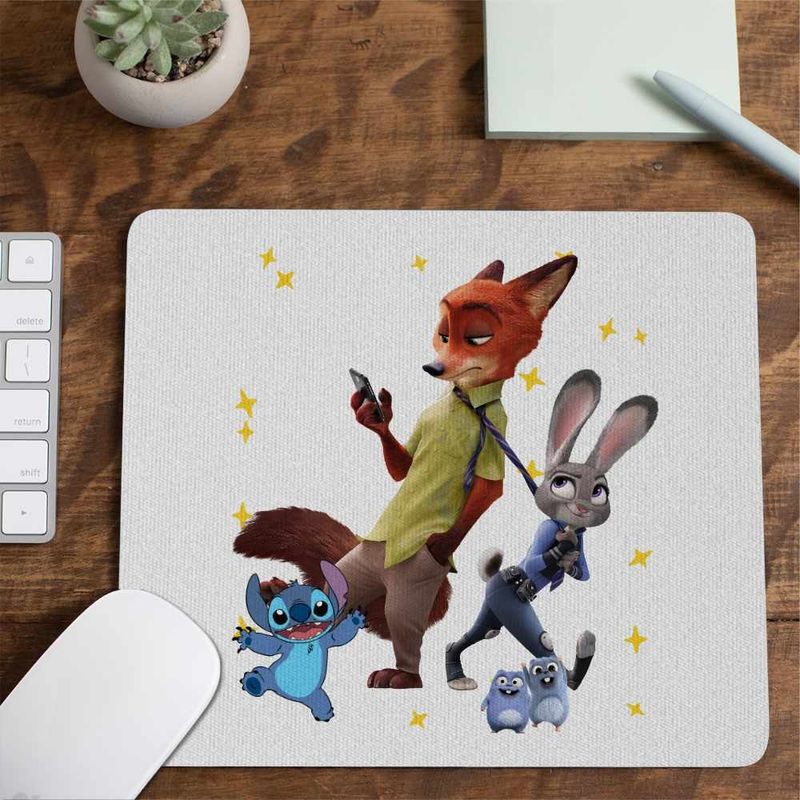 PC, gaming si accesorii - Periferice PC - Mousepad - Mousepad Zootopia Judy Nick CoolTrend, 21x19cm - Infinity.ro