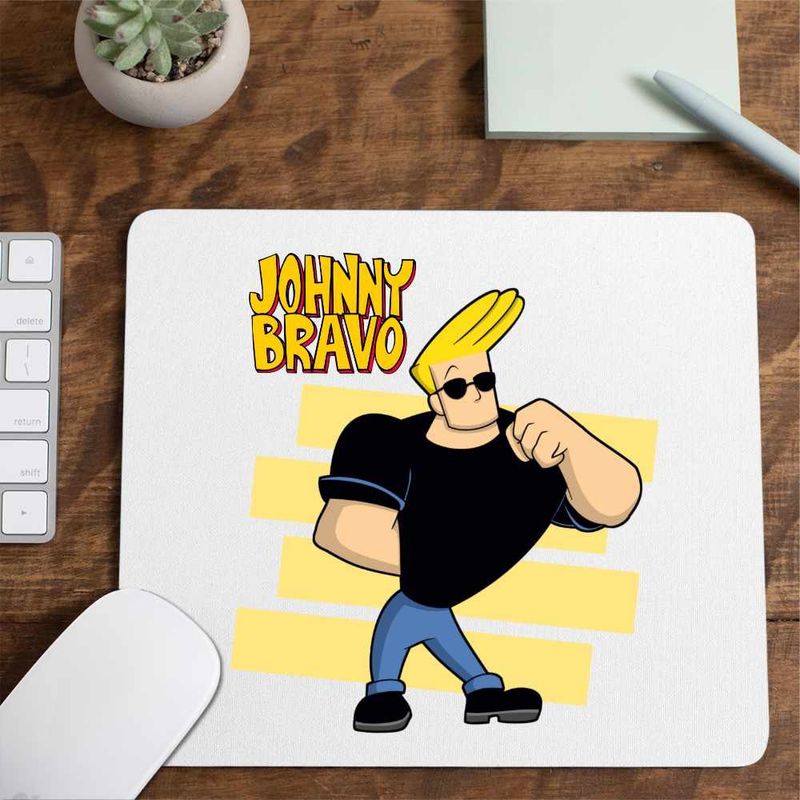PC, gaming si accesorii - Periferice PC - Mousepad - Mousepad Johnny Bravo Legend Fitness, CoolTrend, 21x19cm - Infinity.ro