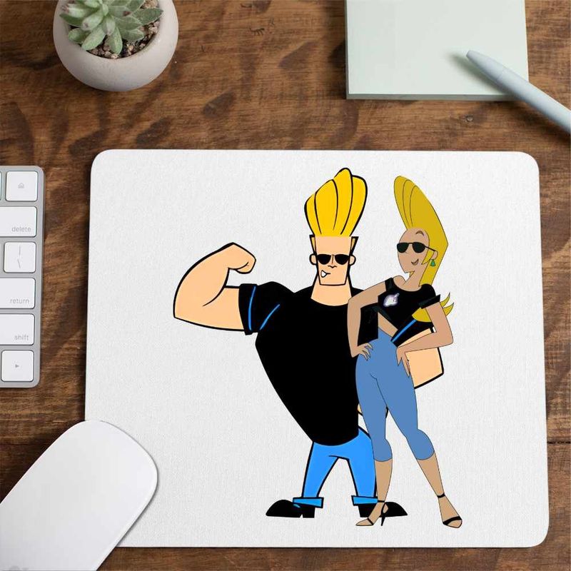 PC, gaming si accesorii - Periferice PC - Mousepad - Mousepad Johnny Bravo Jenny Brava Fitness, CoolTrend, 21x19cm - Infinity.ro