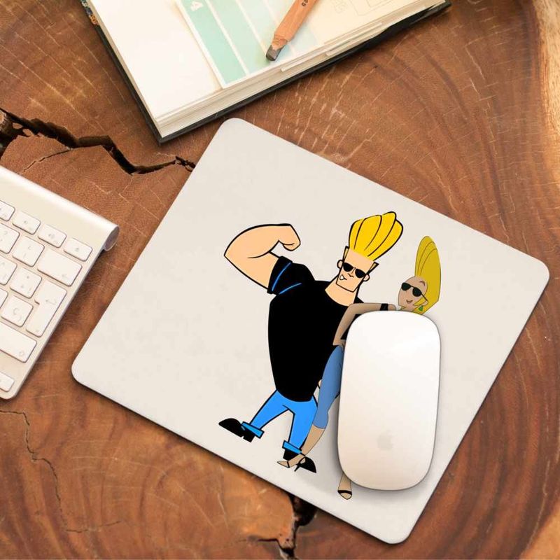 PC, gaming si accesorii - Periferice PC - Mousepad - Mousepad Johnny Bravo Jenny Brava Fitness, CoolTrend, 21x19cm - Infinity.ro