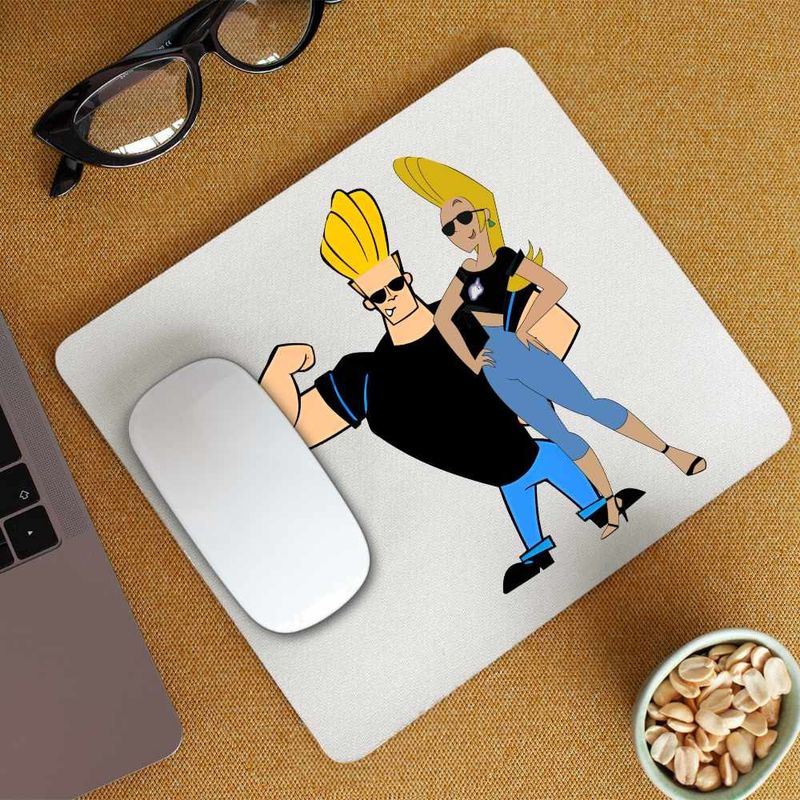 PC, gaming si accesorii - Periferice PC - Mousepad - Mousepad Johnny Bravo Jenny Brava Fitness, CoolTrend, 21x19cm - Infinity.ro