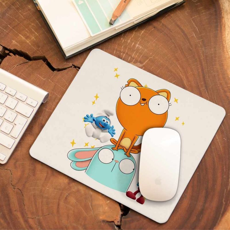 PC, gaming si accesorii - Periferice PC - Mousepad - Mousepad Kiff Barry Veverita Iepure CoolTrend, 21x19cm - Infinity.ro