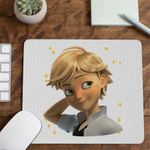 PC, gaming si accesorii - Periferice PC - Mousepad - Mousepad Adrien Agreste Miraculos Adrian Motanul Noir CoolTrend, 21x19cm - Infinity.ro