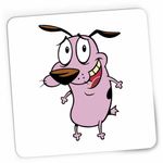 PC, gaming si accesorii - Periferice PC - Mousepad - Mousepad Curaj Cainele Fricos Beagle, CoolTrend, 21x19cm - Infinity.ro